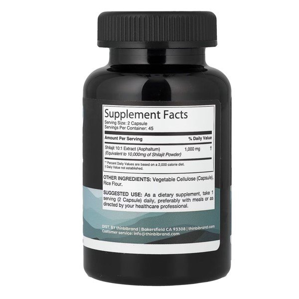 Thinbi Shilajit+ 500 mg 90 Capsules in Pakistan thumbnail 2