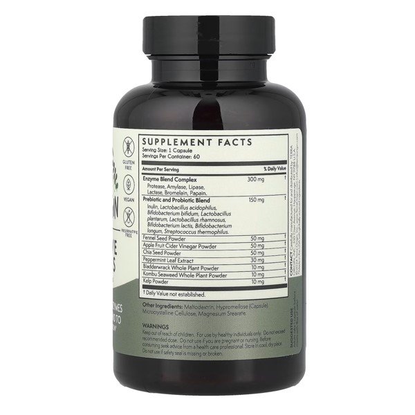 Terra Origin Healthy Digestive Enzymes 60 Vegetarian Capsules in Pakistan thumbnail 2