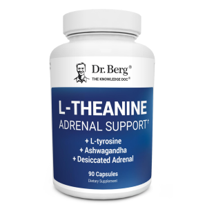 Dr. Berg L-theanine Adrenal 200 Mg Capsules