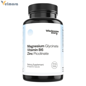 Wholesome Story Magnesium Glycinate + Vitamin B6 + Zinc Picolinate