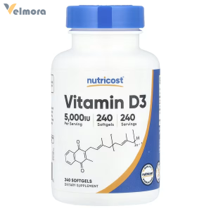 Nutricost Vitamin D3 5000 IU 125mcg Softgels