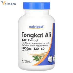 Nutricost Tongkat Ali 1,000mg Capsules - With Tribulus Terrestris