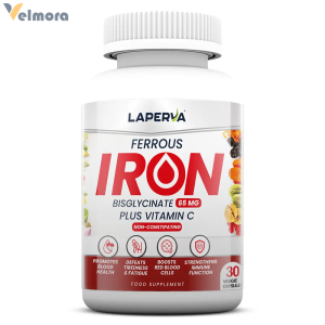 Laperva Ferrous Iron Bisglycinate + Vitamin C 30 Veggie Capsules In Pakistan