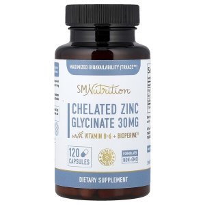 SMNutrition Chelated Zinc Glycinate 120 Capsules in Pakistan
